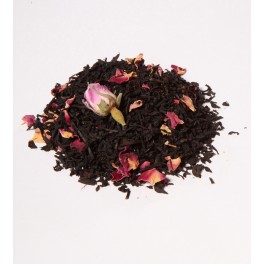 Té negro de rosas